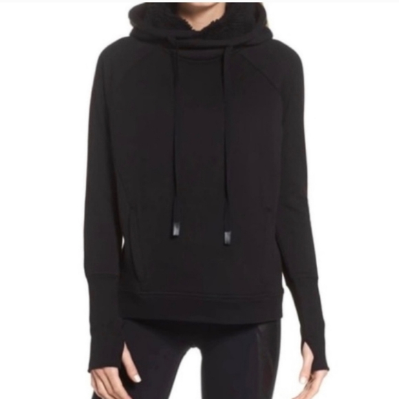 ALO Yoga Tops - Alo Frost black hoodie